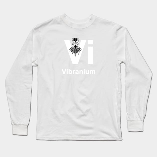 Vibranium element Long Sleeve T-Shirt by Polyart